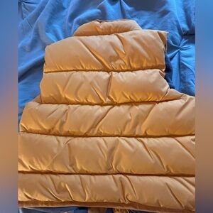 Baby gap goldish yellow puffer style vest (unisex)